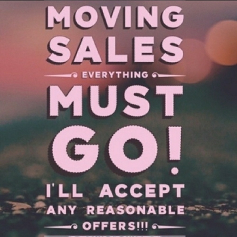 Moving Sale
